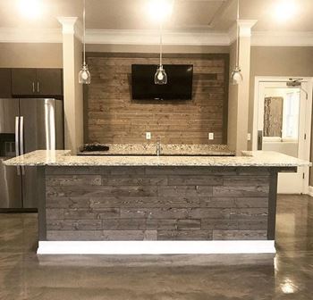 Pool House with Open Air Lounge Area